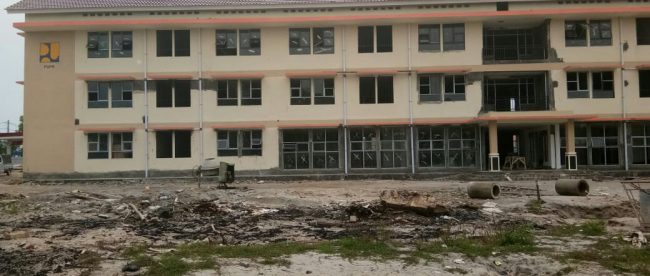 Proyek Rumah Susun Sewa di Kampung Nelayan 2, Sungailiat, Kabupaten Bangka (dok. KM)