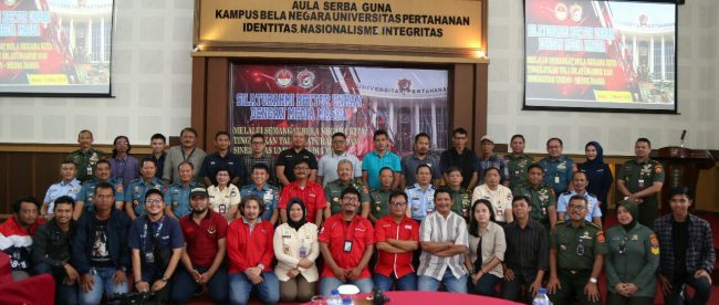 Silaturahmi rektor UNHAN dan jajaran dengan insan pers, Selasa 12/3/2019 (dok. KM)