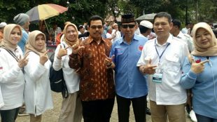 Ketua BPNPS Sekber Bogor Raya Rahmat Rangkuti bersama jajarannya (dok. KM)