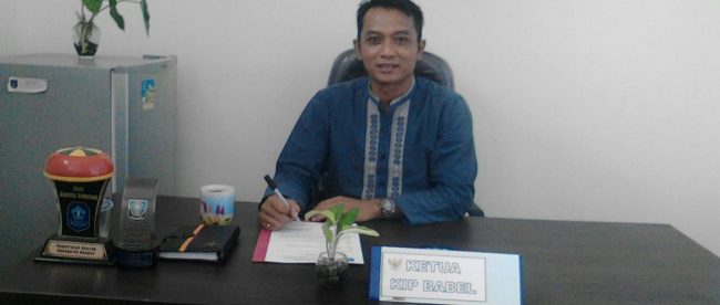 Ketua Komisi Informasi Propinsi Babel, Eko Tejo Marvianto (dok. KM)