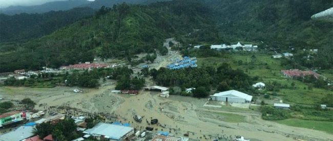Banjir Bandang di entani, Jayapura (dok. BMKG)