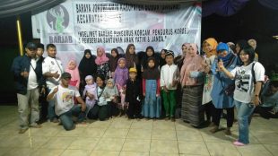 Santunan janda dan anak yatim BARJAB Kecamatan Ciomas Kabupaten Bogor (dok. KM)