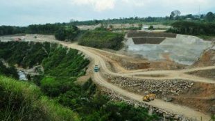 Proyek PLTA Peusangan di Kabupaten Aceh Tengah dengan kapasitas 88 megawatt yang masih terkendala pembebasan lahan (dok. KM/Muddin)