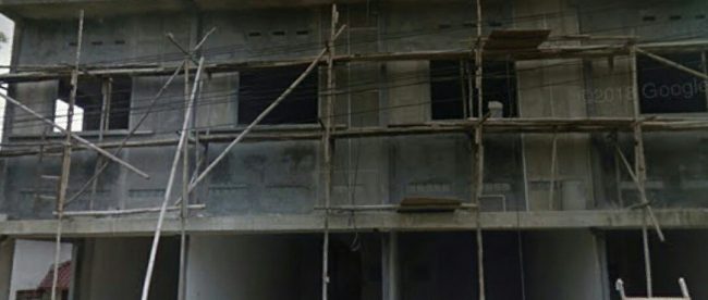Bangunan ruko yang belum mengatongi IMB di Jalan Mustika Sari, Pengasinan, Rawa Lumbu, Kota Bekasi (dok. KM)