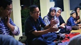 Sosialisasi PDAM Tirta Pakuan Kota Bogor di wilayah Cimanggu Hejo (dok. KM)