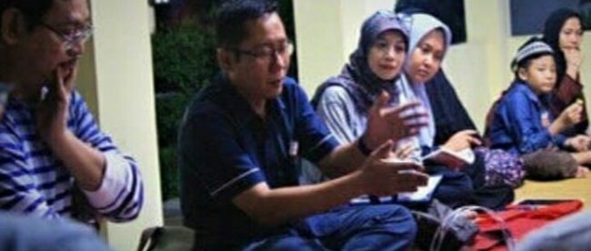 Sosialisasi PDAM Tirta Pakuan Kota Bogor di wilayah Cimanggu Hejo (dok. KM)