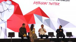 Menkominfo Rudiantara di acara "Influencer Award 2019" di Novotel Bogor, Jumat 12/4/2019 (dok. KM)