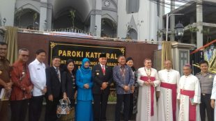 Peresmian pembukaan Gereja Katedral baru di Samarinda, Kalimantan Timur, Rabu 1/5/2019 (dok. KM)