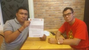 Sekjen dan Ketua LSM KPK Tipikor Kaltim (dok. KM)