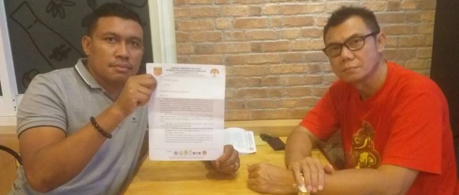 Sekjen dan Ketua LSM KPK Tipikor Kaltim (dok. KM)