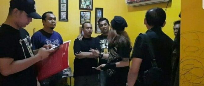 Polisi menangkap HS, pria yang ancam penggal kepala Presiden Joko Widodo di Parung, Bogor, Minggu 12/5/2019 (dok. KM)