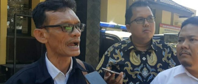 Ketua Partai Gerindra PAC Bogor Tengah yang menjadi korban pemukulan usai mendatangi Polsek Bogor Utara (dok. KM)
