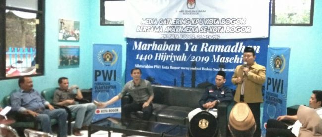 Media Gathering KPUD Kota Bogor Bersama Awak Media Se-Kota Bogor, Minggu 26/5/2019 (dok. KM)