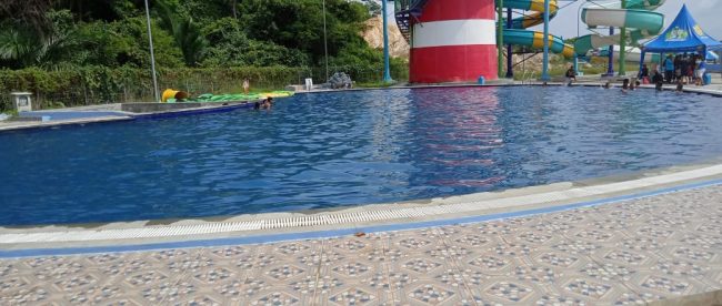 Lokasi tenggelamnya bocah 8 tahun di kolam renang Pasir Padi Bay (dok. KM)