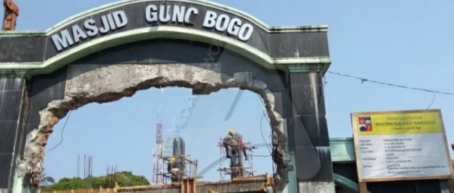 Proyek renovasi Masjid Agung Bogor (dok. Ayobogor)