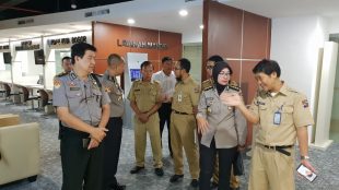 Kunjungan Polri Ke MPP Kota Bogor, Senin 8/7/2019 (dok. KM)