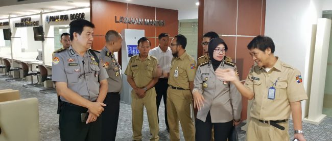 Kunjungan Polri Ke MPP Kota Bogor, Senin 8/7/2019 (dok. KM)