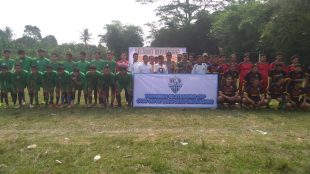 Pembukaan Turnamen Silaturahmi Cup, Desa Cikarawang, Kecamatan Dramaga, Kabupaten Bogor (dok. KM)