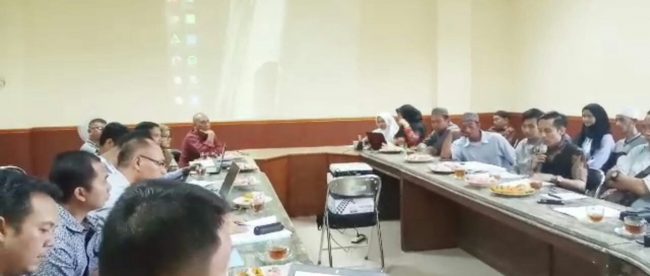 Rapat Pengumuman Hasil Uji Lab Di Kantor DLH Kabupaten Bogor, Jumat 9/8/2019 (dok. KM)