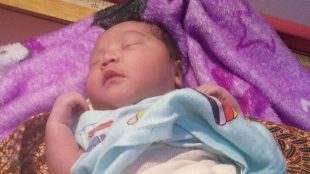 Bayi perempuan yang ditemukan warga di Ciampea, Kabupaten Bogor, Rabu 14/8/2019 pagi (dok. KM)