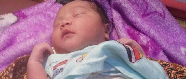 Bayi perempuan yang ditemukan warga di Ciampea, Kabupaten Bogor, Rabu 14/8/2019 pagi (dok. KM)