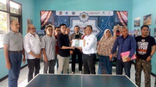 Kunjungan pengurus PWI Jawa Barat ke Sekretariat PWI Kota Bogor, Rabu 14/8/2019 (dok. KM)