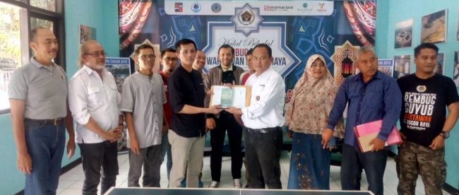 Kunjungan pengurus PWI Jawa Barat ke Sekretariat PWI Kota Bogor, Rabu 14/8/2019 (dok. KM)