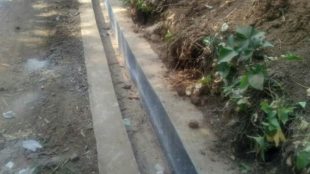 Pembangunan drainase di Desa Cigadog, Kecamatan Cisalak, Subang (dok. KM)