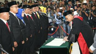 Pelantikan Anggota DPRD Subang 2019-2024, Rabu 3/9/2019 (dok. KM)