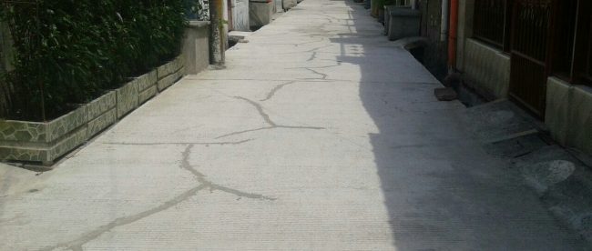 Hasil pekerjaan jaling di Jalan Bangka Perumnas 3 Aren Jaya, Bekasi Timur (dok. KM)