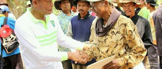 Pembukaan ruas jalan Cikopeng dipimpin langsung Bupati Subang Ruhimat (dok. KM)