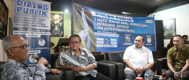 Diskusi publik yang digelar Jaringan Wartawan Bogor, Rabu 17/9/2019 (dok. KM)