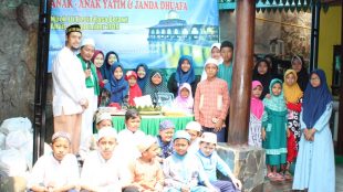 Anak yatim binaan Yayasan Salwa Madina, Depok (dok. KM)