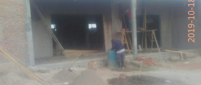 Pembangunan gedung BUMDes di Desa Cidahu, Subang (dok. KM)