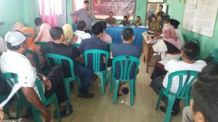 Rapat penetapan DPT Pilkades 2019 di Desa Lumpang, Kecamatan Parungpanjang, Senin 30/9/2019 (dok. KM)