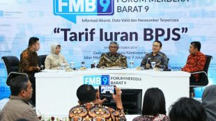 Diskusi "Tarif Iuran BPJS" di Kantor Kemkominfo, Jakarta, Senin 7/10/2019 (dok. KM)
