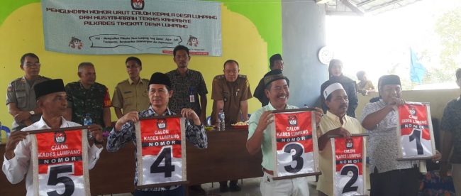 5 Calon Kepala Desa Lumpang, Parungpanjang (dok. KM)