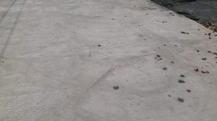 Kondisi beton di Perum Griya Asri II Jalan Yudistira, RT05/23 Desa Sumber Jaya, Kecamatan Tambun Selatan (dok. KM)