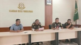 Konferensi pers Kejari Pangkalpinang, Selasa 5/11/2019 (dok. KM)