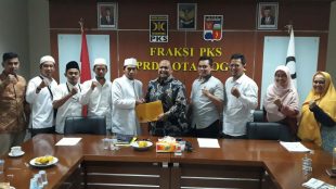 Audiensi FPI Kota Bogor dengan Ketua DPRD Kota Bogor, Selasa 19/11/2019 (dok. KM)