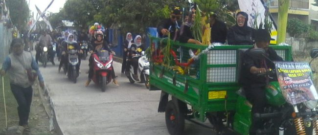 Pawai ruwatan bumi di Desa Jati, Cipunagara, Subang, Jumat 22/11/2019 (dok. KM)
