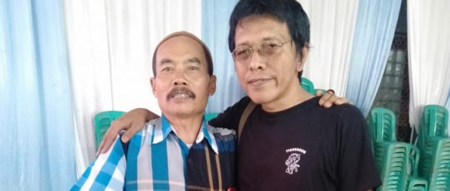 Anggota DPR RI Adian Napitupulu memberikan sosialisasi 4 pilar di kawasan Desa Cijayanti, Kecamatan Babakan Madang, Kabupaten Bogor, Selasa 10/12/2019 (dok. KM)