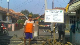 Lokasi pekerjaan gorong-gorong di Desa Cidahu, Kecamatan Pagaden Barat, Kabupaten Subang (dok. KM)