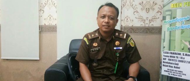 Kepala Seksi (Kasi) Penerangan Hukum (Penkum) Kejati Babel, Roy Arland (dok. KM)