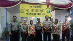 Petugas Pospam Bekasi Kota Yang Bersiaga Hingga 1 Januari 2020 (dok. KM)