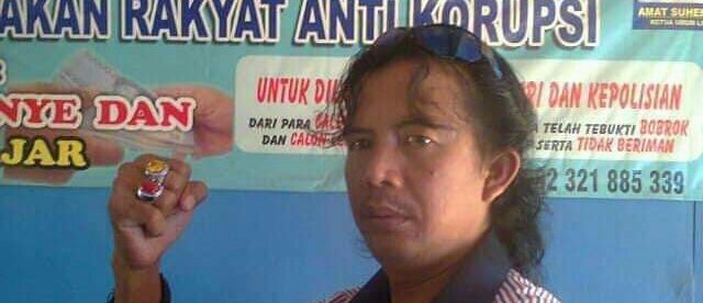 Ketua umum LSM GeRAK Amat Suhenda
