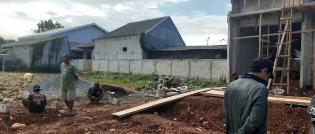 Lokasi Cluster Grand Wisma Residence di Perumahan Wisma Jaya, Kelurahan Aren Jaya, Kecamatan Bekasi Timur, yang diduga belum memiliki izin (dok. KM)
