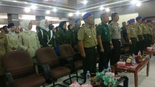 Orasi kebangsaan dalam rangka HUT ke-3 Dewan Perwakilan Kota (DPK) Ikatan Alumni Resimen Mahasiswa Indonesia(IARMI) Kota Langsa (dok. KM)