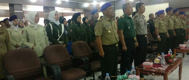 Orasi kebangsaan dalam rangka HUT ke-3 Dewan Perwakilan Kota (DPK) Ikatan Alumni Resimen Mahasiswa Indonesia(IARMI) Kota Langsa (dok. KM)