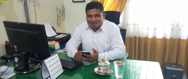 Ketua umum lembaga Barisan Muda Kota Langsa, Tarmizi (dok. KM)